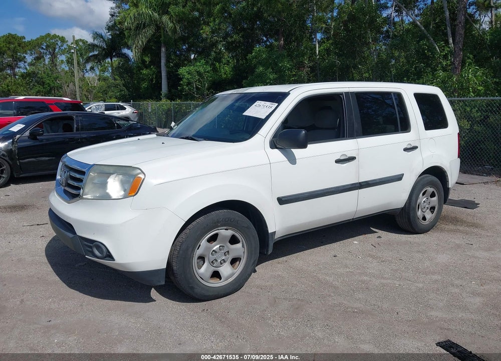 2014 HONDA PILOT VIN: 5FNYF3H24EB001105