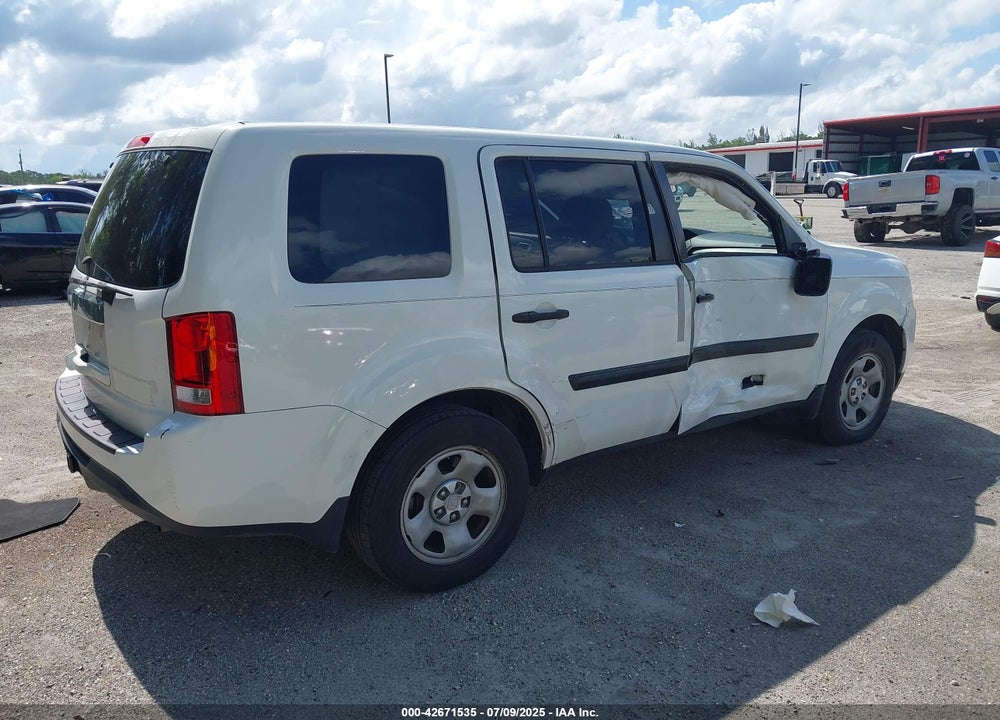 2014 HONDA PILOT VIN: 5FNYF3H24EB001105