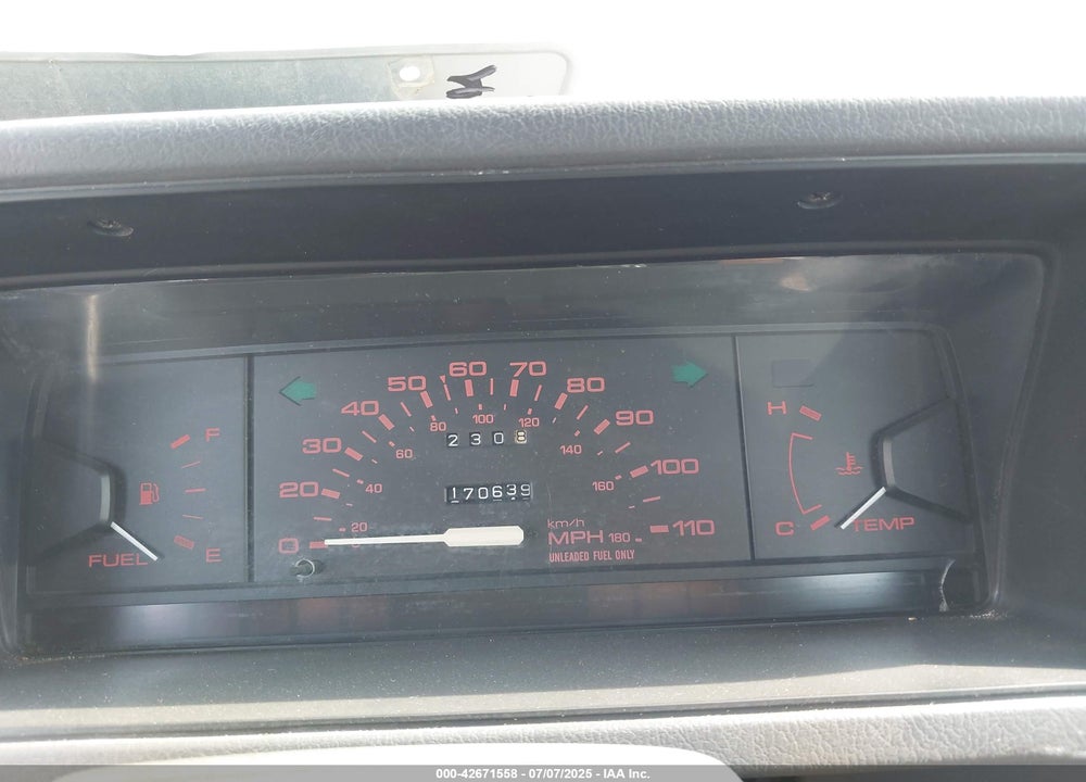 1992 MAZDA B2200 SHORT BED VIN: JM2UF1138N0277433