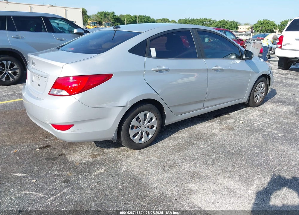2016 HYUNDAI ACCENT SE VIN: KMHCT4AE8GU122187