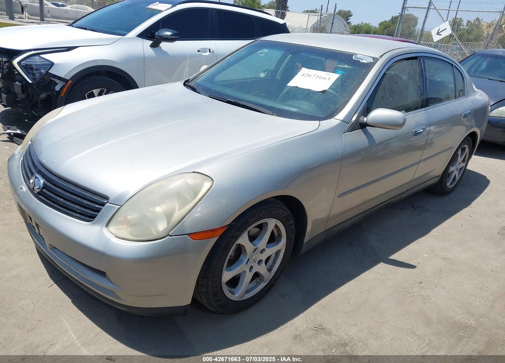 2003 INFINITI G35 LUXURY LEATHER VIN: JNKCV51E23M300284