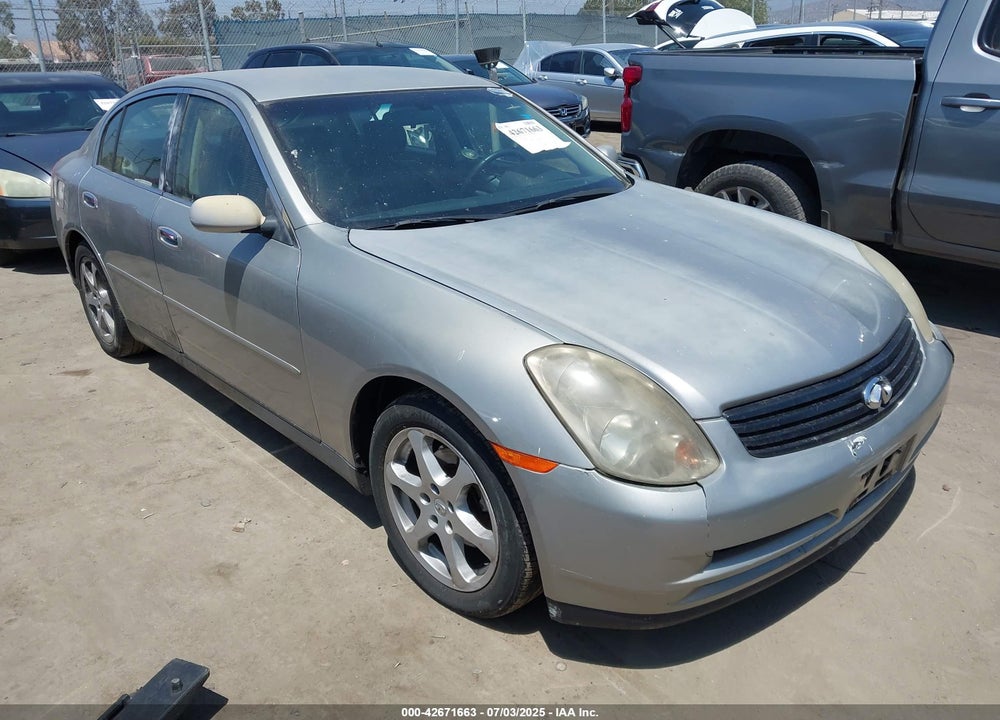 2003 INFINITI G35 LUXURY LEATHER VIN: JNKCV51E23M300284