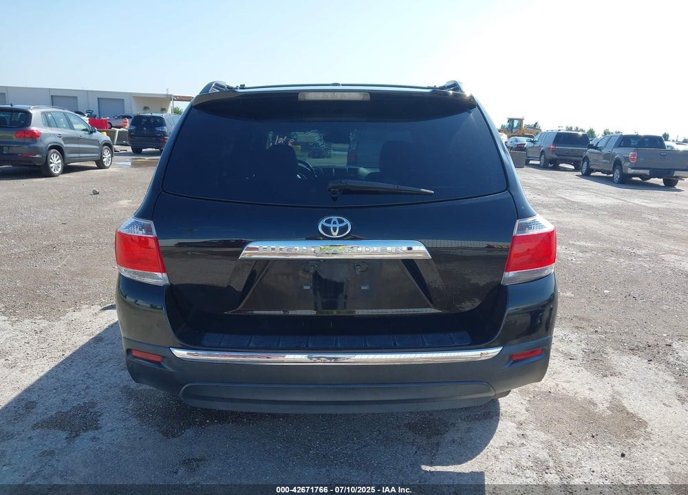 2012 TOYOTA HIGHLANDER VIN: 5TDZK3EH6CS087776