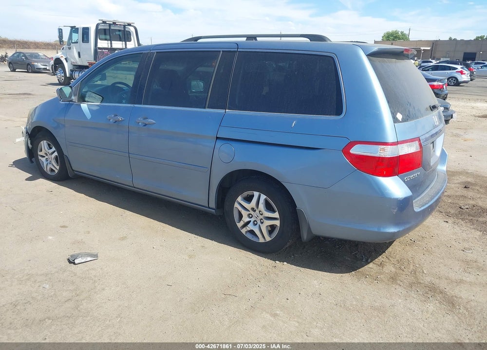 2007 HONDA ODYSSEY EX VIN: 5FNRL38417B091606