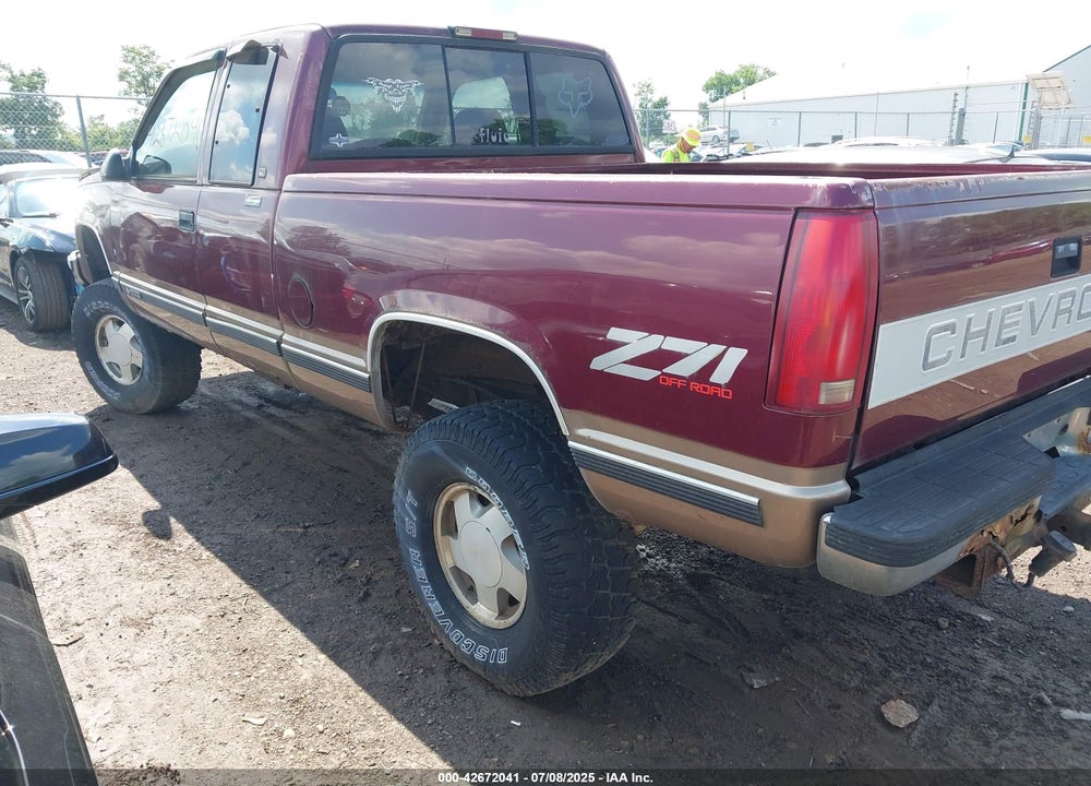 1997 CHEVROLET K1500 FLEETSIDE VIN: 2GCEK19R1V1202235