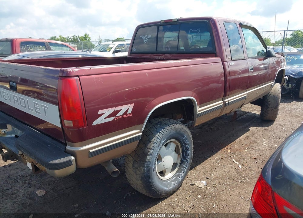 1997 CHEVROLET K1500 FLEETSIDE VIN: 2GCEK19R1V1202235