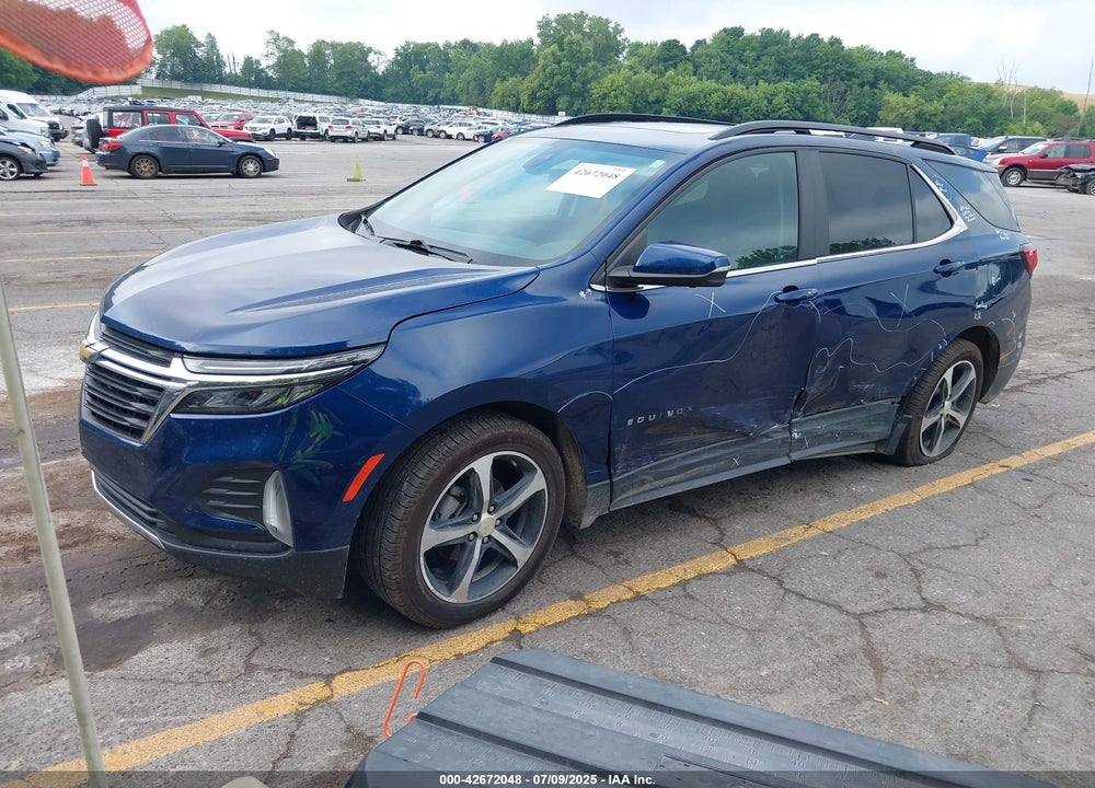 2022 CHEVROLET EQUINOX VIN: 3GNAXUEV6NL162535