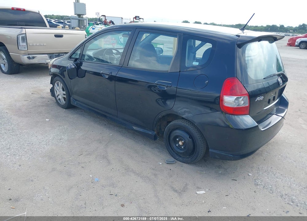 2007 HONDA FIT SPORT VIN: JHMGD38607S062542