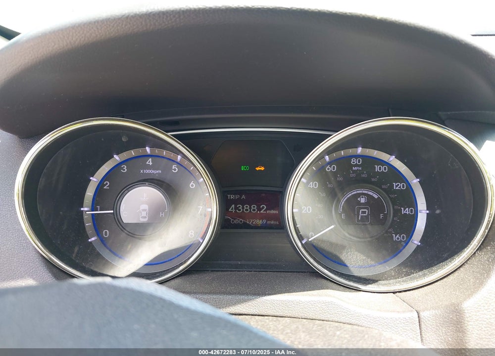 2013 HYUNDAI SONATA VIN: 5NPEB4AC9DH587128