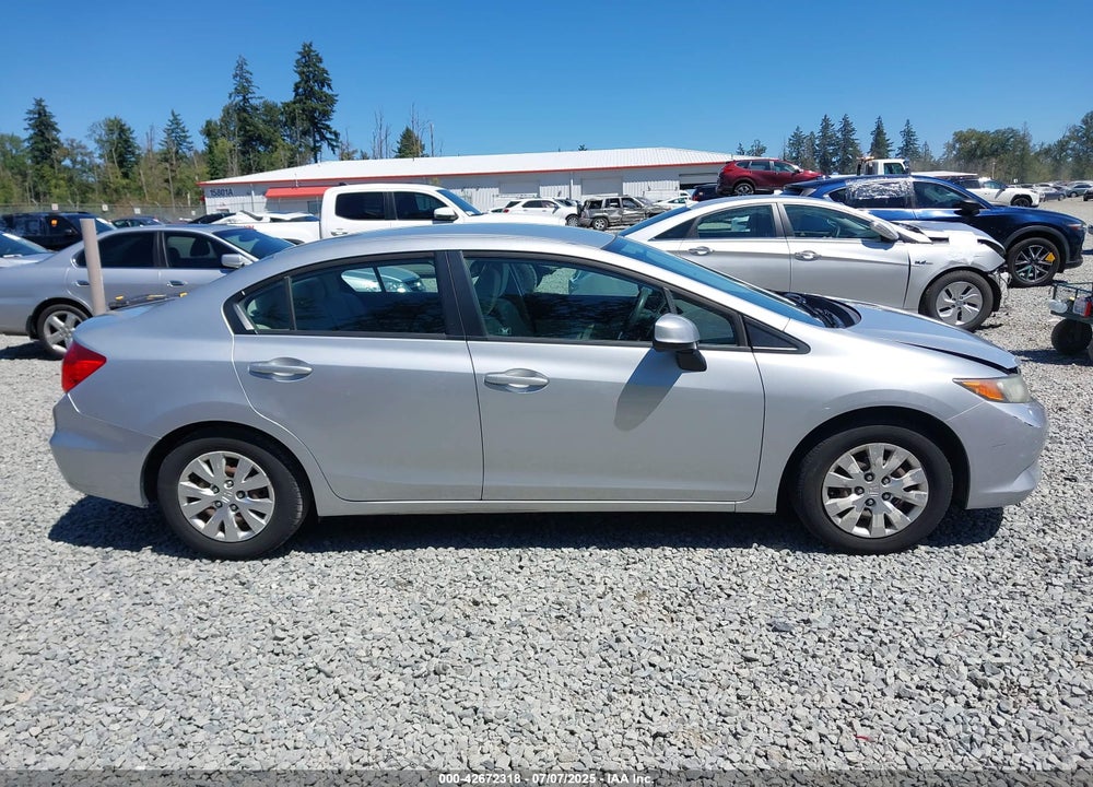2012 HONDA CIVIC VIN: 2HGFB2E53CH507108