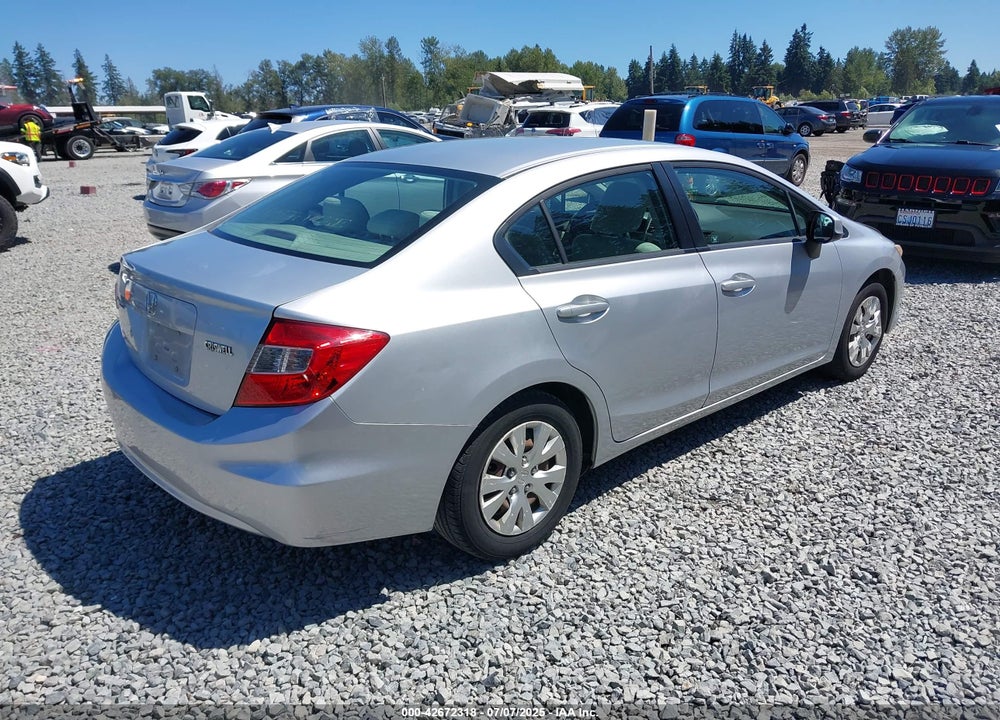 2012 HONDA CIVIC VIN: 2HGFB2E53CH507108