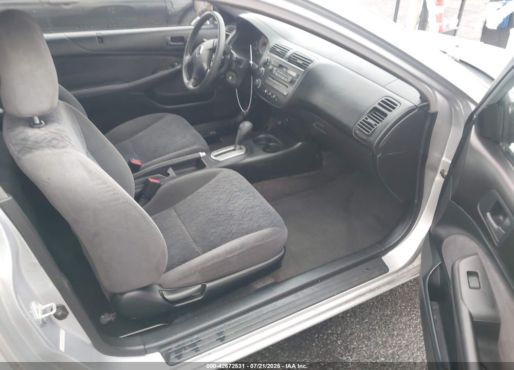 2001 HONDA CIVIC LX VIN: 1HGEM22591L019162