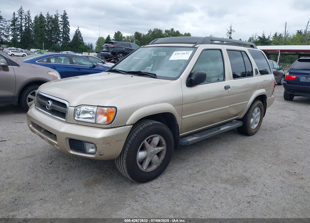 2002 NISSAN PATHFINDER SE VIN: JN8DR09YX2W729174