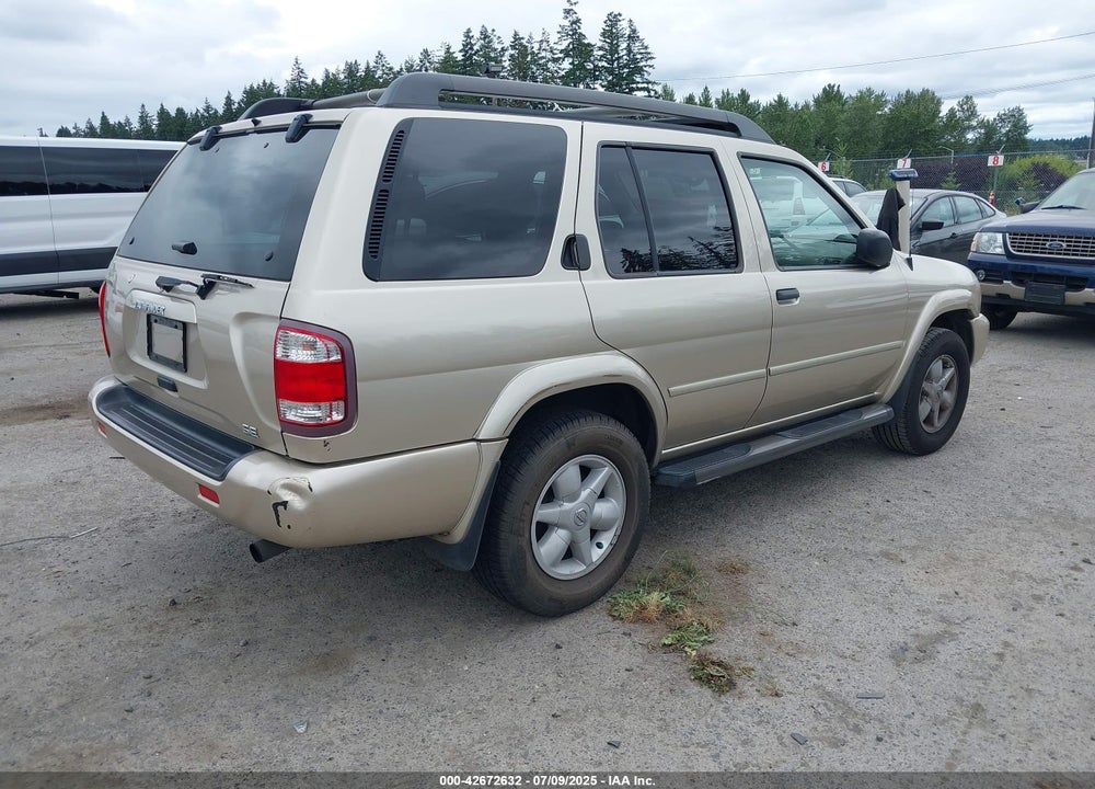 2002 NISSAN PATHFINDER SE VIN: JN8DR09YX2W729174