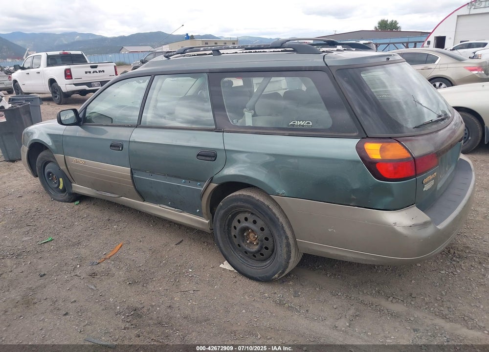 2000 SUBARU OUTBACK VIN: 4S3BH6659Y7629217