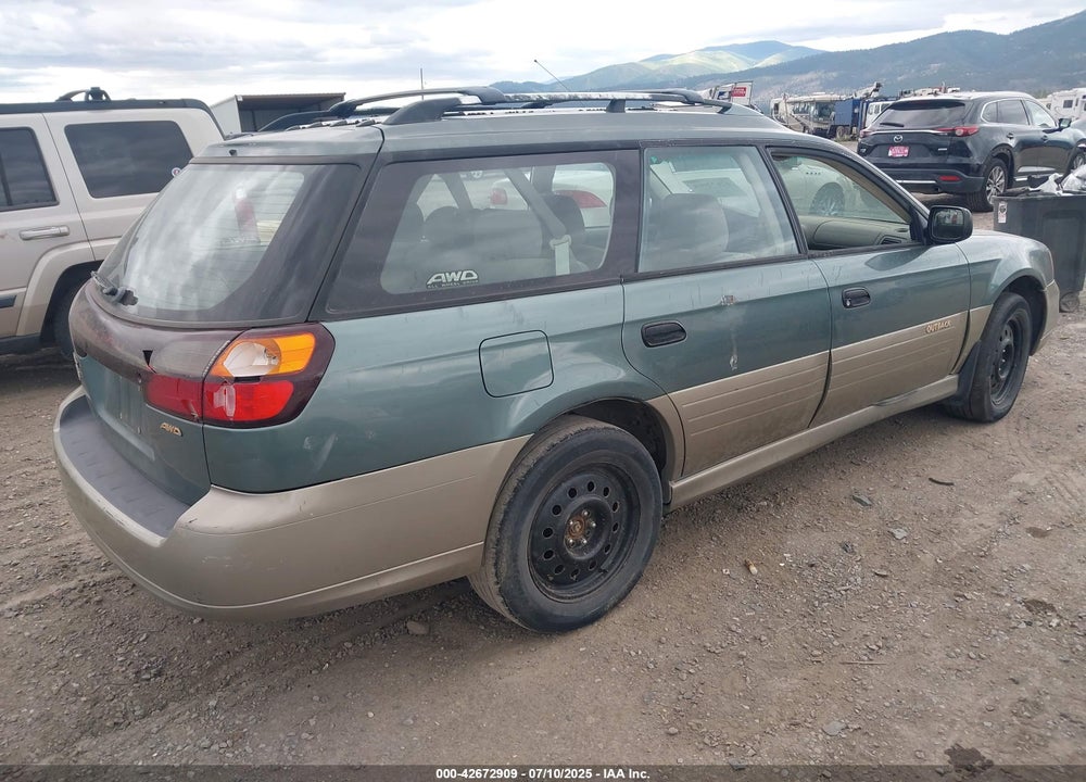 2000 SUBARU OUTBACK VIN: 4S3BH6659Y7629217