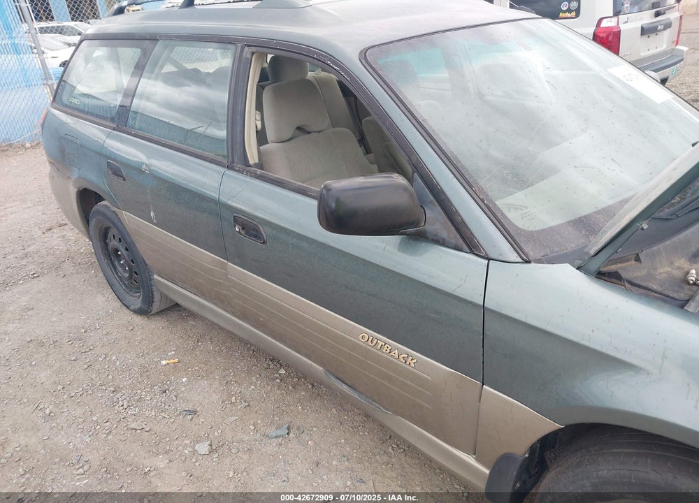 2000 SUBARU OUTBACK VIN: 4S3BH6659Y7629217