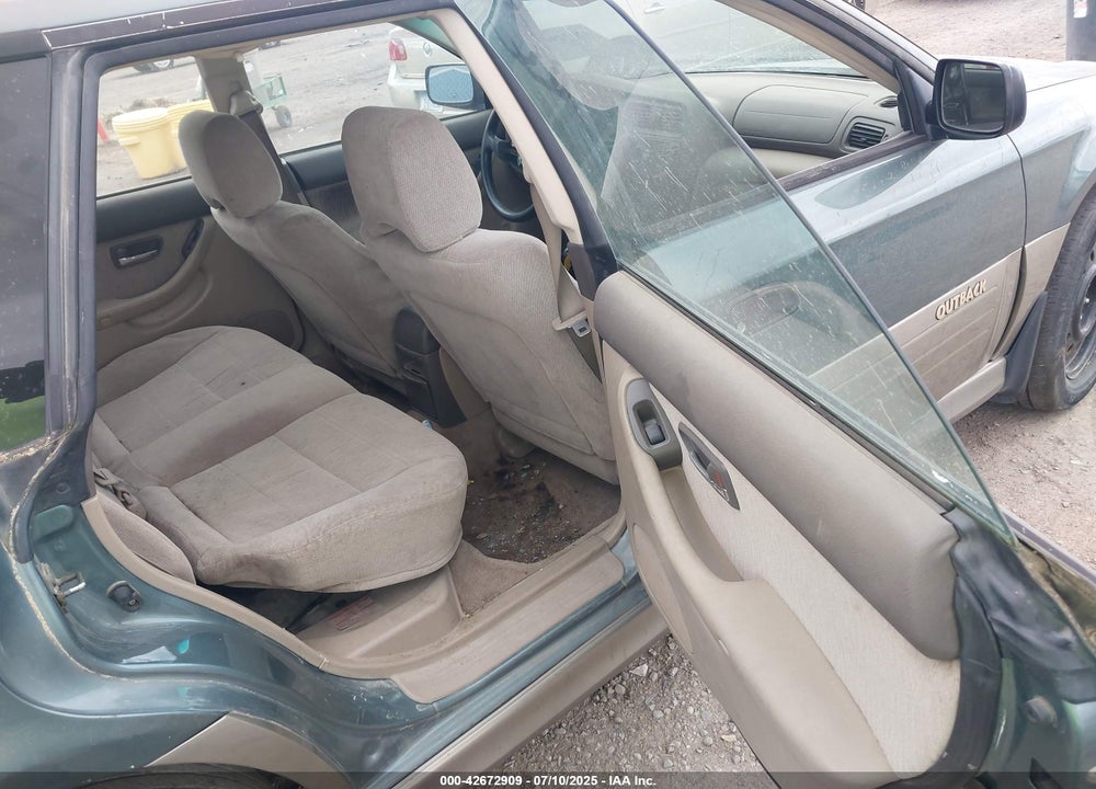 2000 SUBARU OUTBACK VIN: 4S3BH6659Y7629217