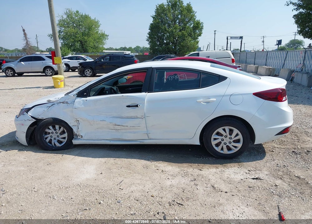 2019 HYUNDAI ELANTRA SE VIN: 5NPD74LF6KH477445