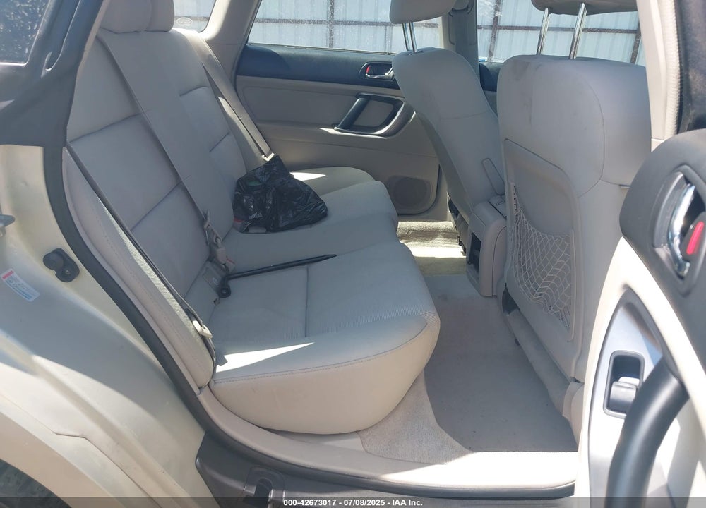 2007 SUBARU OUTBACK 2.5I VIN: 4S4BP61C377304095