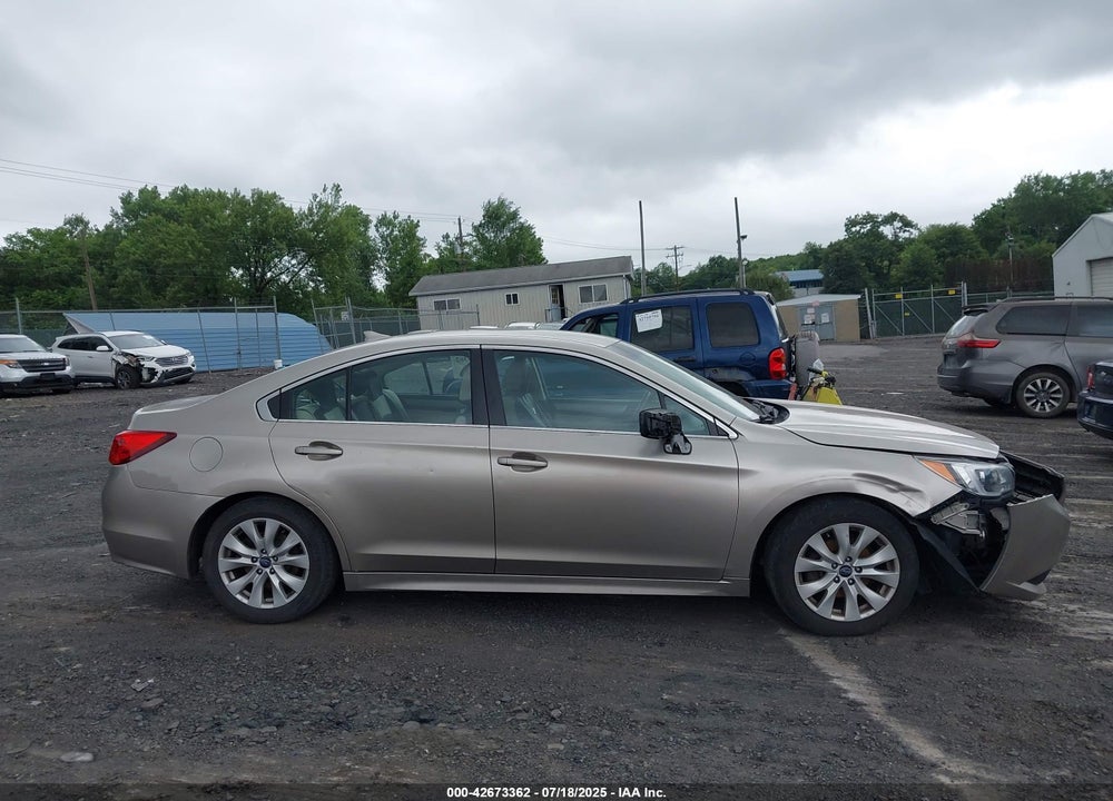 2016 SUBARU LEGACY 2.5I PREMIUM VIN: 4S3BNAC65G3032113