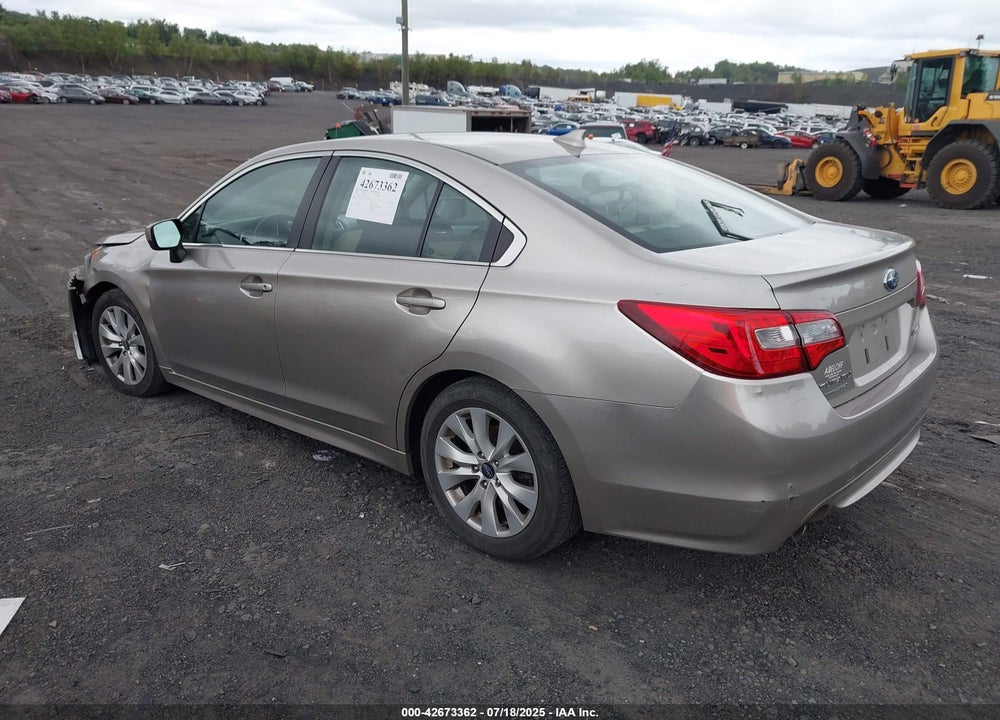 2016 SUBARU LEGACY 2.5I PREMIUM VIN: 4S3BNAC65G3032113
