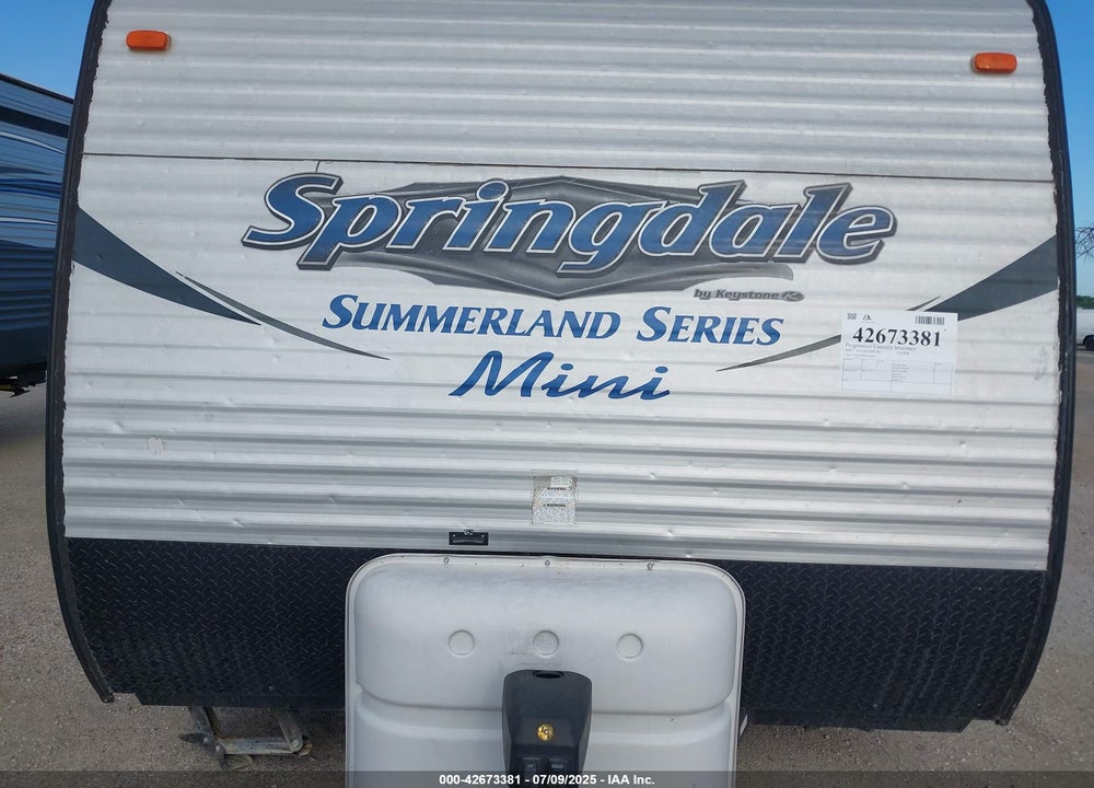 2017 SPRINGDALE 175 VIN: 4YDT17516H3150903