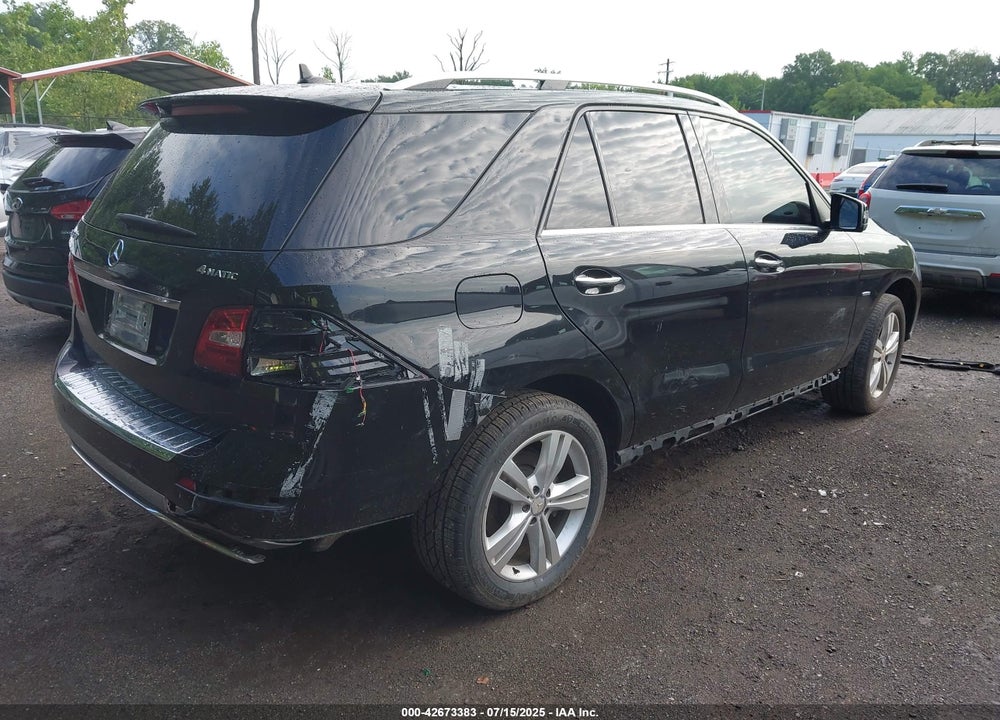 2012 MERCEDES-BENZ M-CLASS VIN: 4JGDA5HB6CA042880