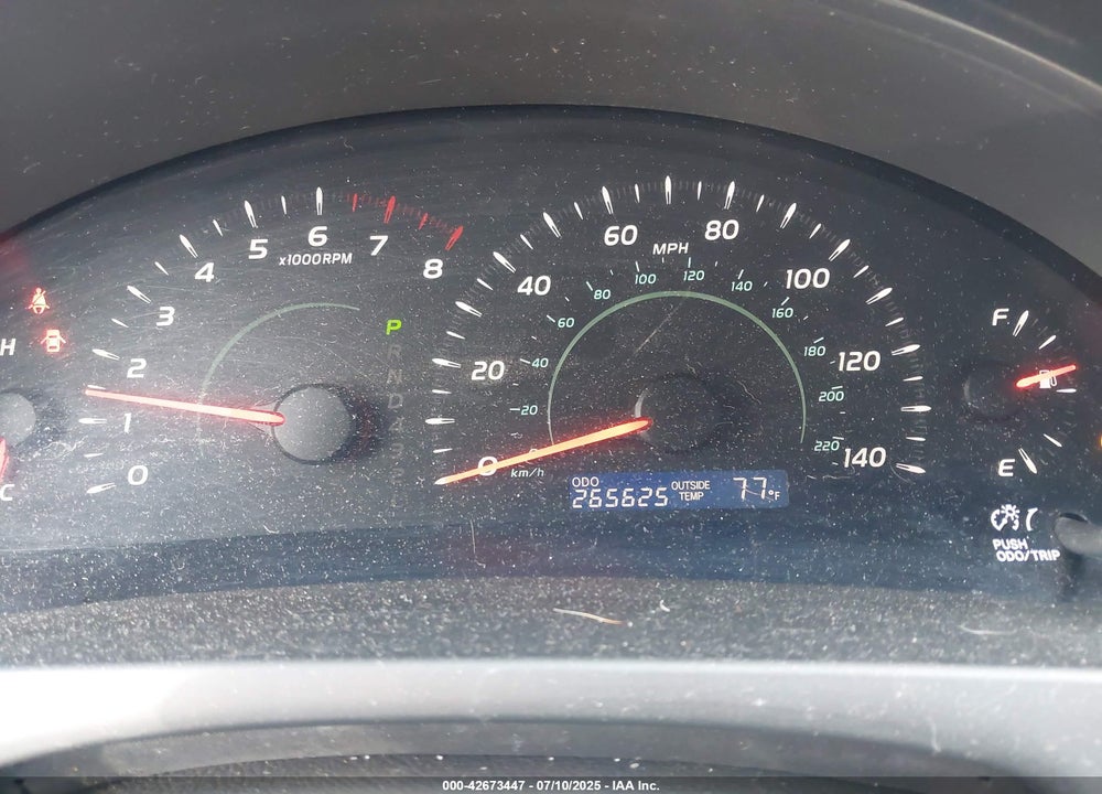 2008 TOYOTA CAMRY VIN: 4T1BE46K98U765797