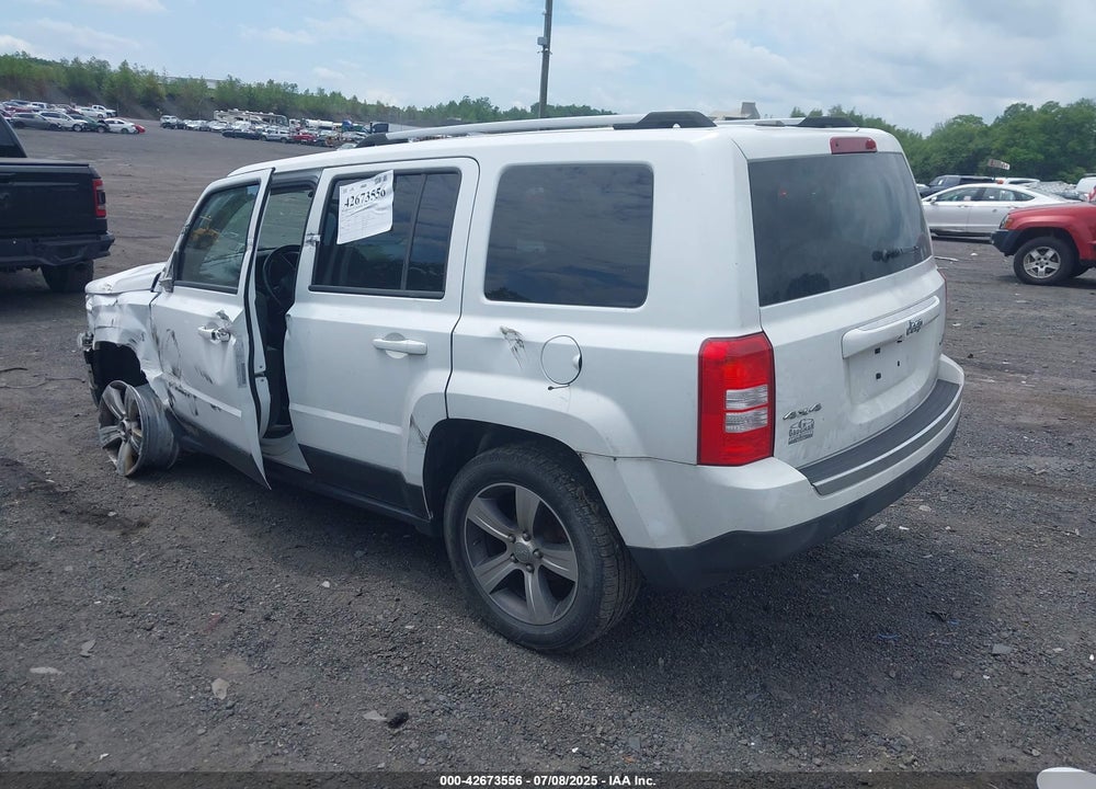 2016 JEEP PATRIOT VIN: 1C4NJRFB1GD597825