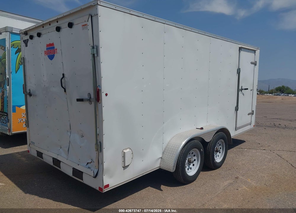 2023 CARRY ON CARGO TRAILER VIN: 4YMBC1623PN015021