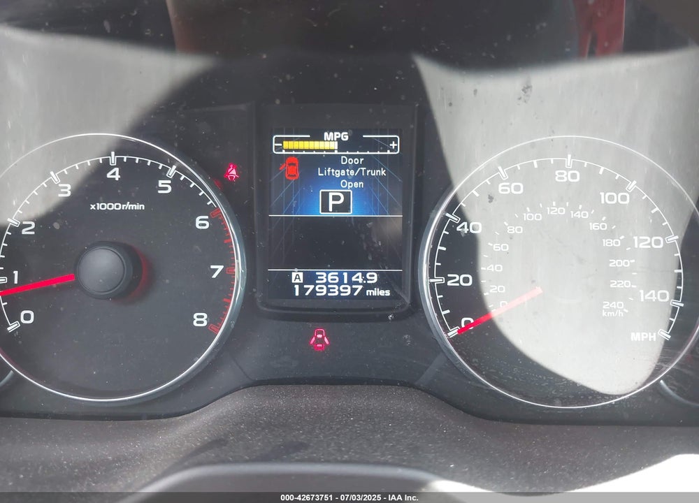 2013 SUBARU OUTBACK VIN: 4S4BRBKCXD3275683