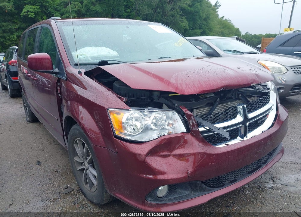 2017 DODGE GRAND CARAVAN SXT VIN: 2C4RDGCG1HR855403