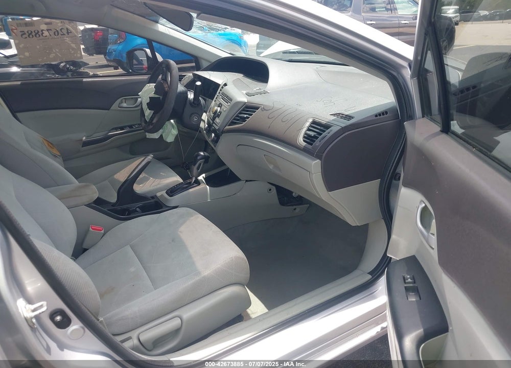 2012 HONDA CIVIC LX VIN: 19XFB2F50CE378219