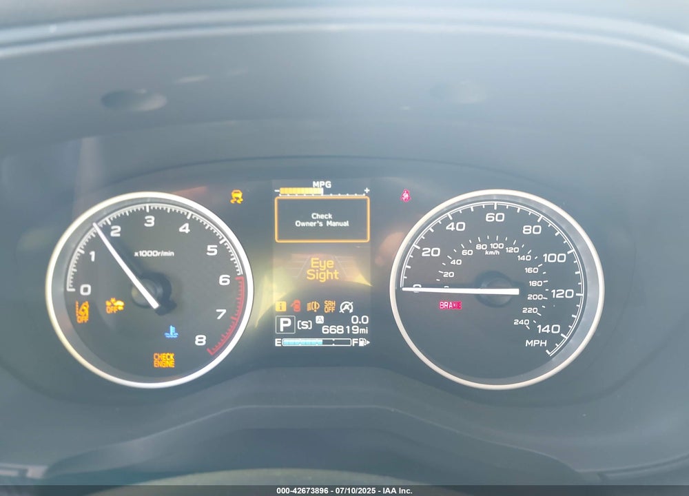 2021 SUBARU FORESTER VIN: JF2SKAJC9MH562537