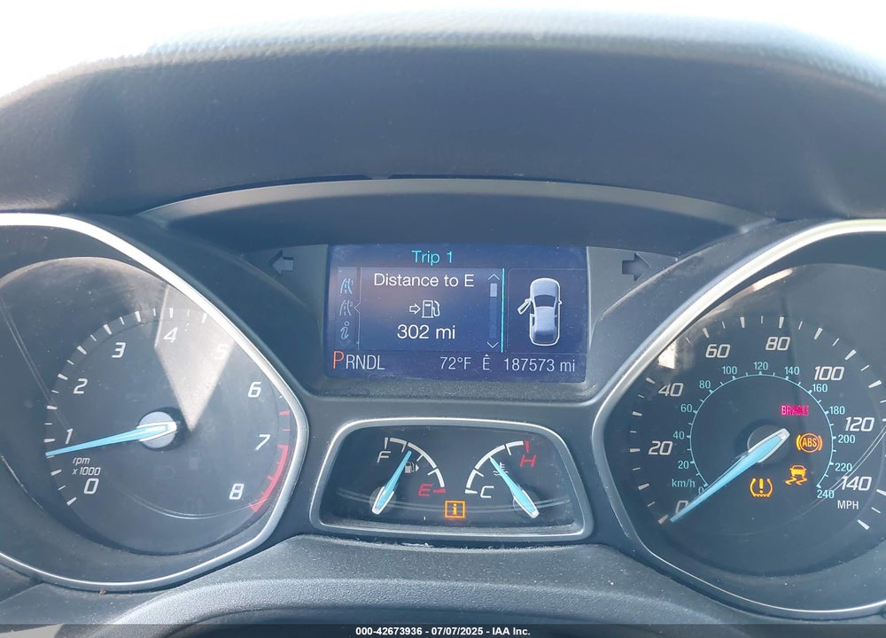 2013 FORD FOCUS VIN: 1FADP3K20DL104379