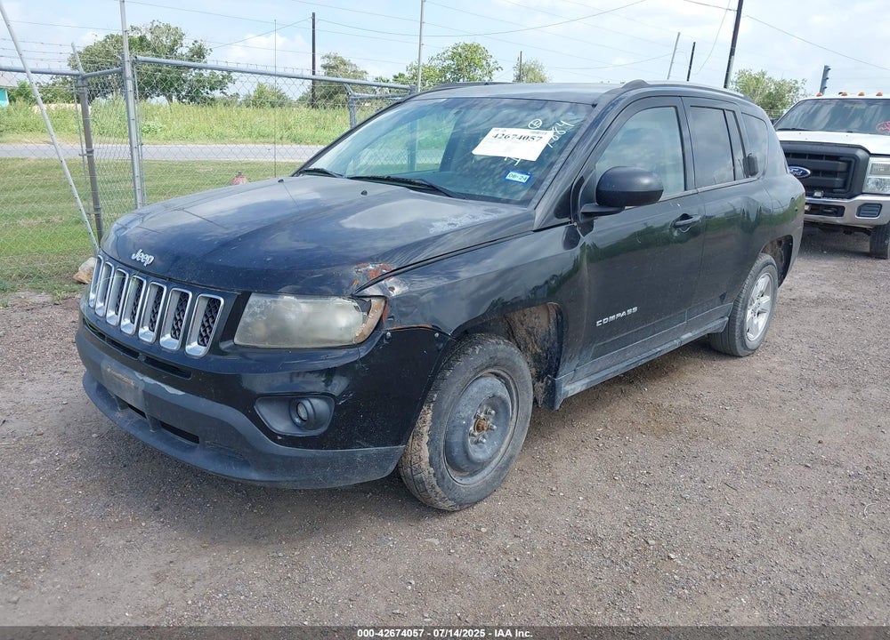 2014 JEEP COMPASS VIN: 1C4NJCBA7ED509884