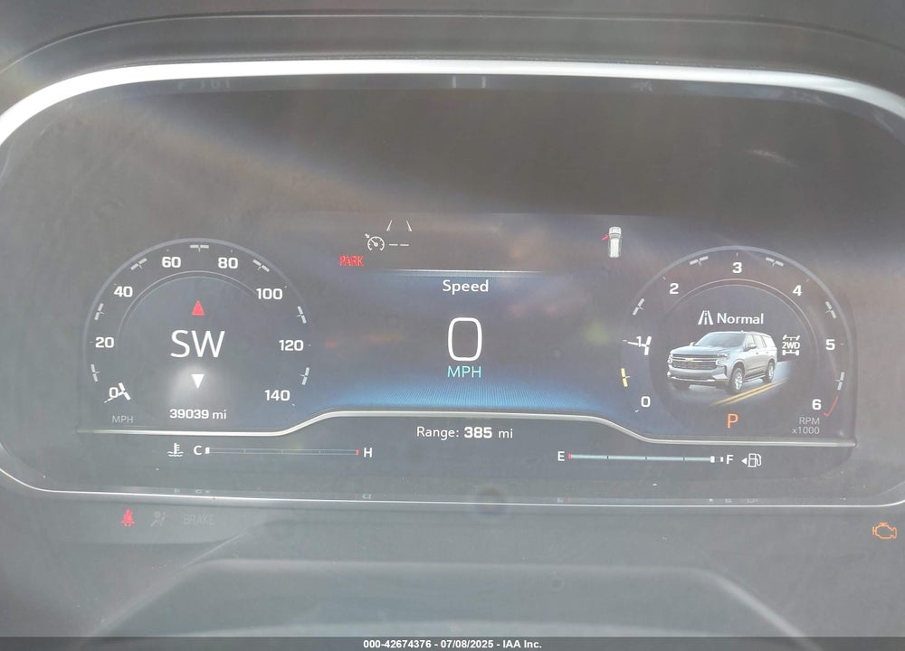 2023 CHEVROLET TAHOE VIN: 1GNSKPKDXPR478645