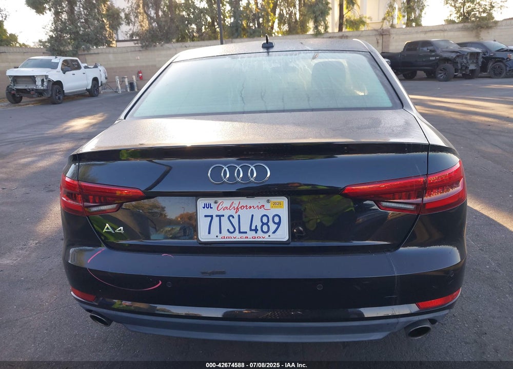 2017 AUDI A4 2.0T PREMIUM VIN: WAUGNAF42HN011030