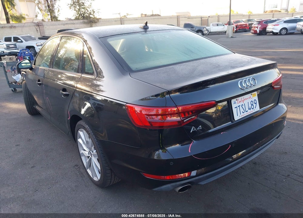 2017 AUDI A4 2.0T PREMIUM VIN: WAUGNAF42HN011030