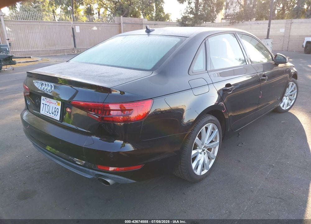 2017 AUDI A4 2.0T PREMIUM VIN: WAUGNAF42HN011030
