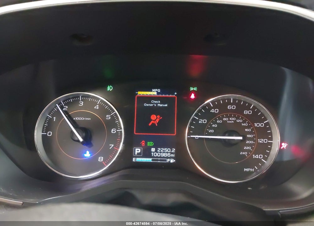 2019 SUBARU CROSSTREK VIN: JF2GTANC9K8250678