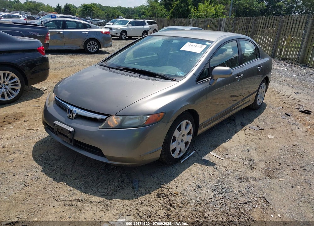 2006 HONDA CIVIC LX VIN: 1HGFA16596L116774