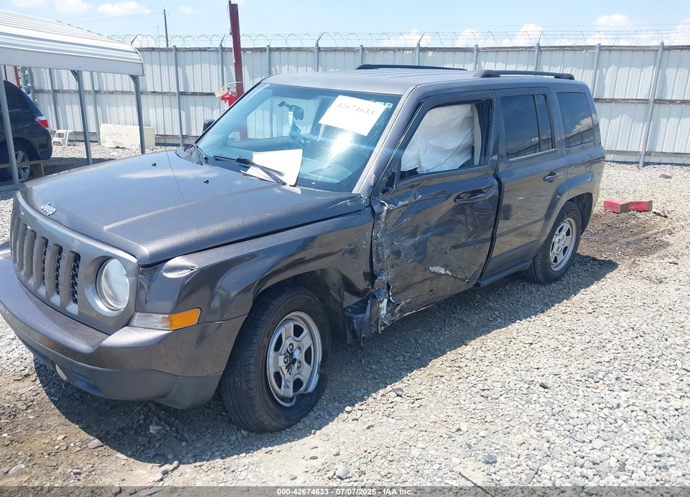 2015 JEEP PATRIOT VIN: 1C4NJPBB5FD329725