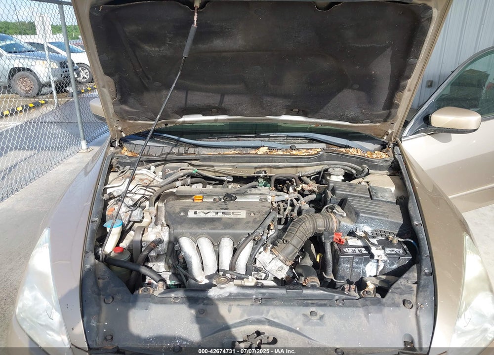 2007 HONDA ACCORD 2.4 EX VIN: 1HGCM56847A187194