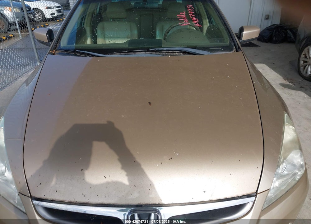 2007 HONDA ACCORD 2.4 EX VIN: 1HGCM56847A187194