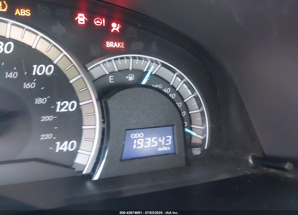 2013 TOYOTA CAMRY VIN: 4T1BF1FK7DU693813
