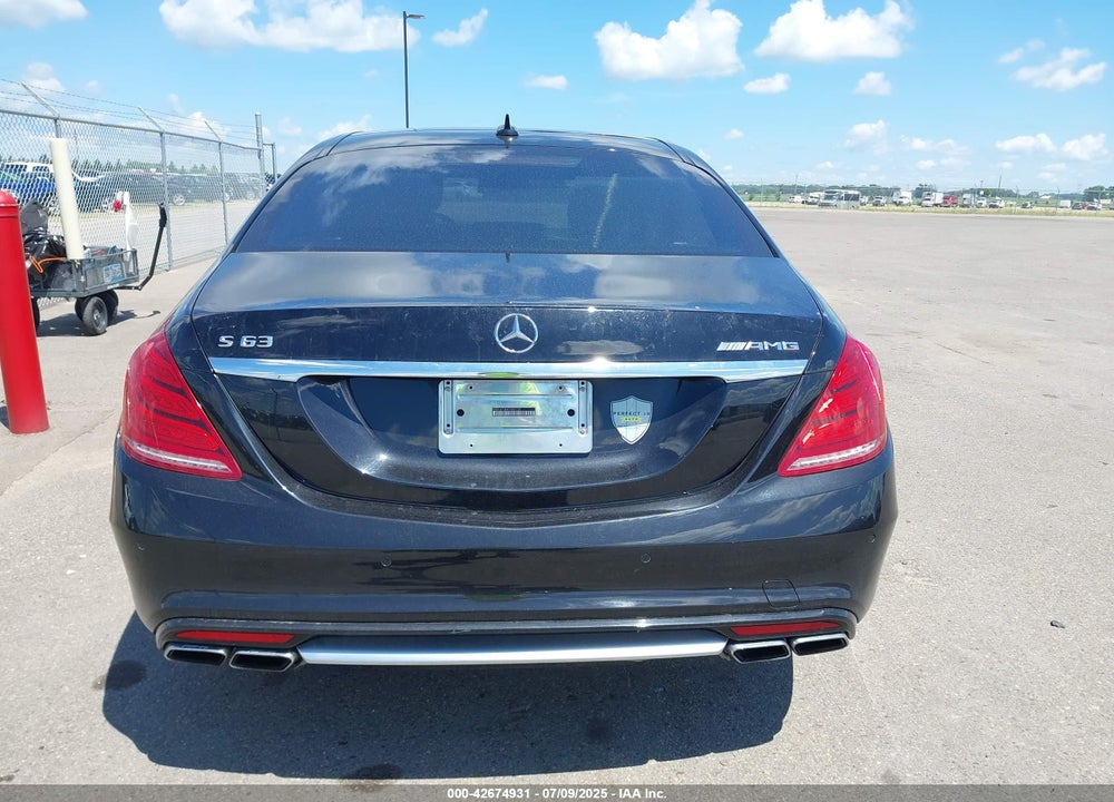 2015 MERCEDES-BENZ S CLASS VIN: WDDUG7JB4FA096133