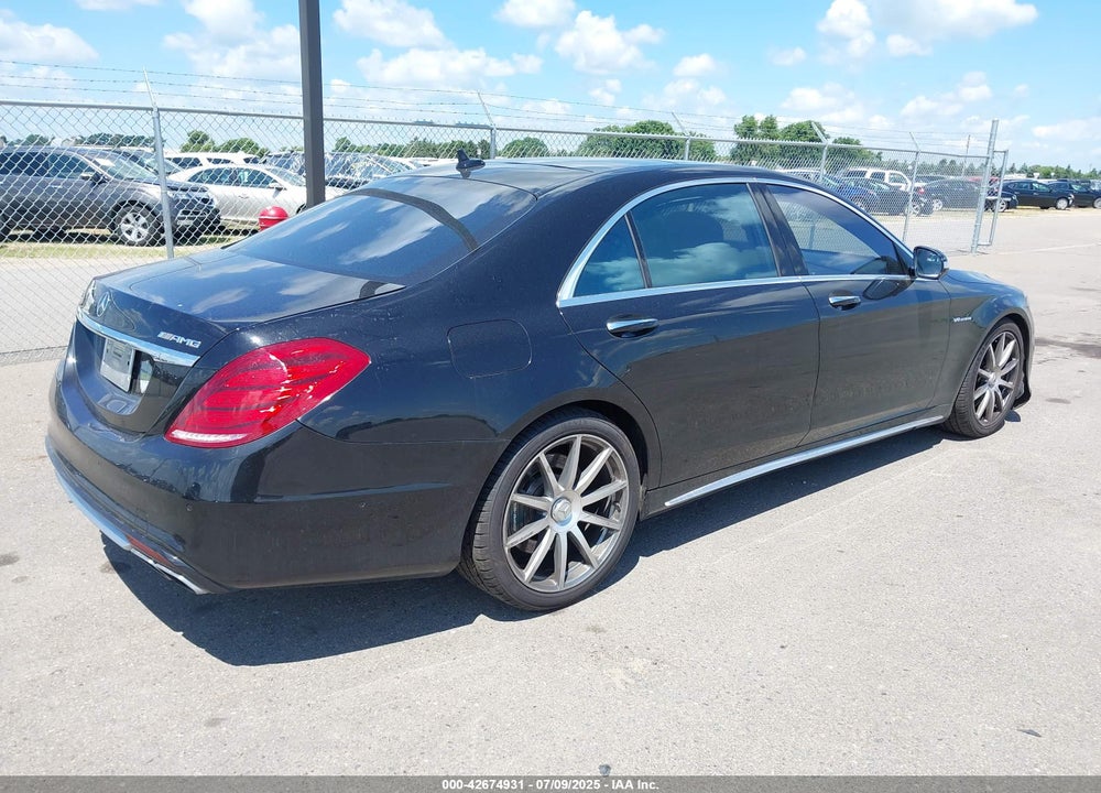 2015 MERCEDES-BENZ S CLASS VIN: WDDUG7JB4FA096133