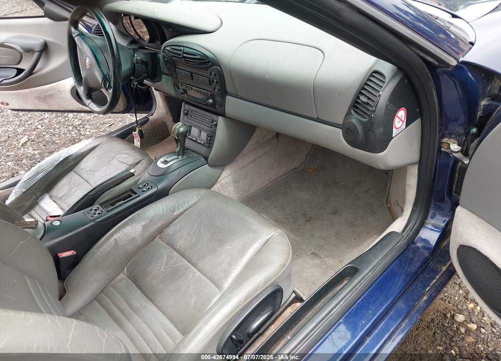 2002 PORSCHE BOXSTER VIN: WP0CA29852U625245